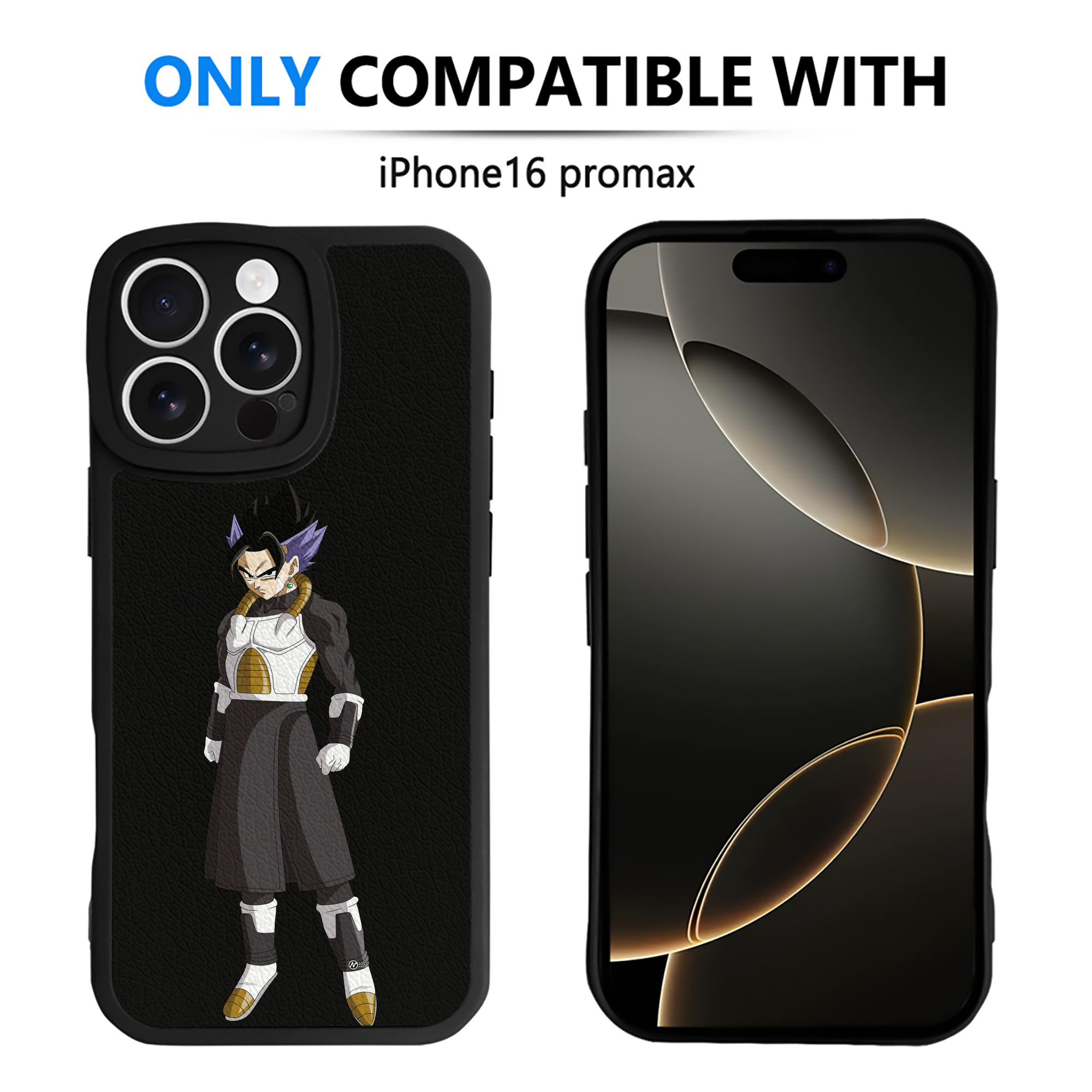 （画像用） ドラゴンボール ベジット DRAGON BALL Vegetto 【iPhone 16シリーズ対応】シリコンスマホケース（レザー調） 材質：シリコン